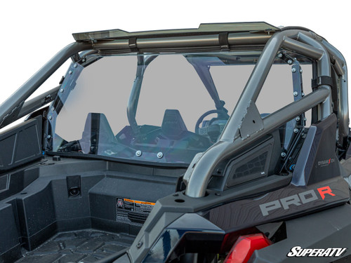 SuperATV Rear Windshield - Polaris RZR Pro R