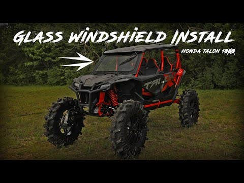 SuperATV Front Glass Windshield - Honda Talon 1000 - view 2