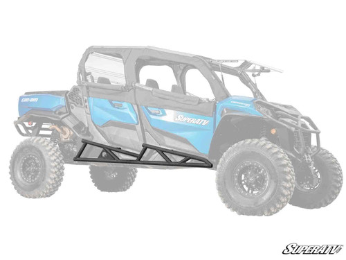 SuperATV Heavy Duty Nerf Bars - 2021+ Can-Am Commander Max