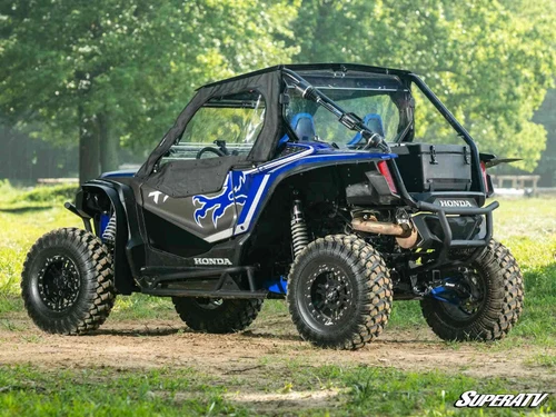 SuperATV Primal Soft Cab Enclosure Upper Doors - Honda Talon 1000 - view 2