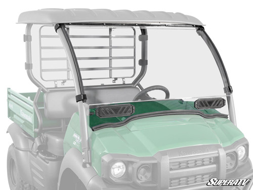 SuperATV Vented Front Windshield - Kawasaki Mule SX