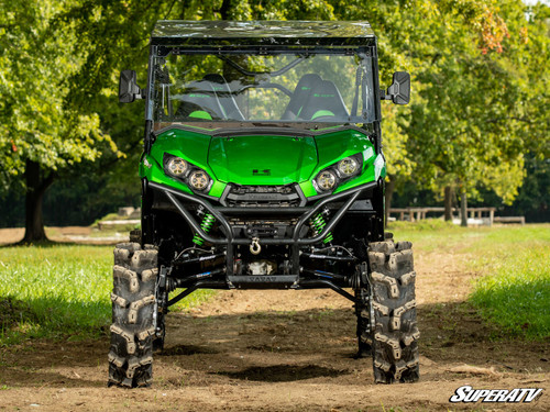 SuperATV MaxDrive Power Flip Up Front Windshield - 2016+ Kawasaki Teryx 800 Teryx4 - view 2