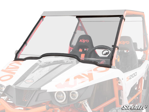 SuperATV Hard Coated Full Front Windshield - Kayo S200