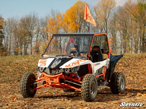 SuperATV Hard Coated Full Front Windshield - Kayo S200 - view 2