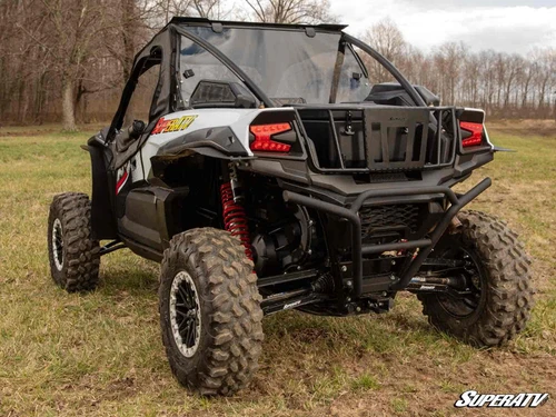 SuperATV Rear Vented Windshield - Kawasaki Teryx KRX 1000 - view 2