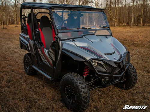 SuperATV Flip Up Hard Coated Front Windshield - Yamaha Wolverine X2 - view 2