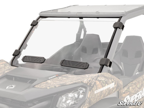 SuperATV Vented Front Windshield - Can-Am Maverick Trail
