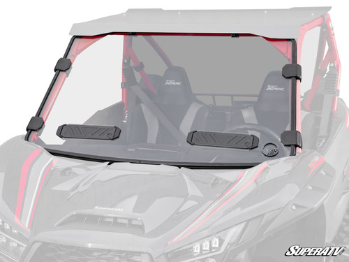 SuperATV Vented Front Windshield - Kawasaki Teryx KRX 1000