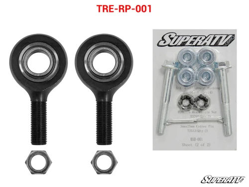 Polaris Ranger Midsize Heavy-Duty Tie Rod End Replacement Kit - view 2