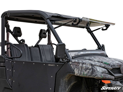 SuperATV Flip Up Hard Coated Front Windshield - CFMOTO UForce 1000