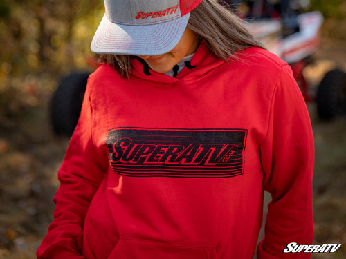 SuperATV Red Banded Logo Hoodie - view 2