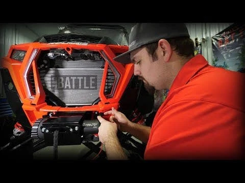 SuperATV Winch Mounting Plate - Polaris RZR XP Turbo S - view 2