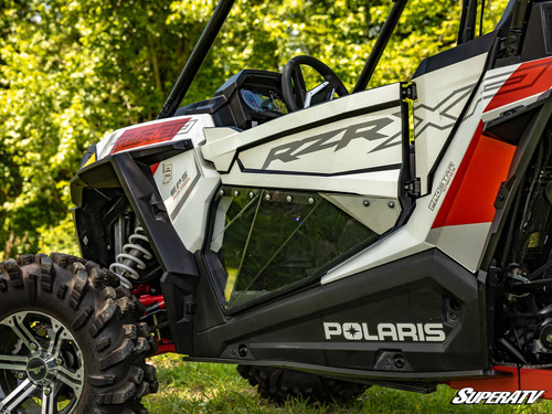 SuperATV Clear Lower Door Inserts - Polaris RZR XP Turbo S - view 2