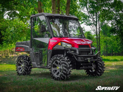 SuperATV Polycarbonate Cab Enclosure Doors - 2015+ Mid Size Polaris Ranger - view 2