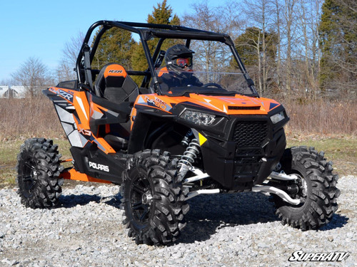 SuperATV Half Front Windshield - Polaris RZR XP Turbo - view 2