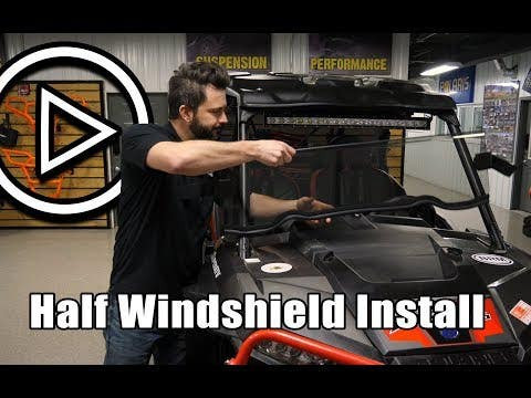SuperATV Half Front Windshield - Polaris Ranger XP 900 - view 2