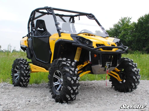 SuperATV Half Front Windshield - Can-Am Commander - view 2