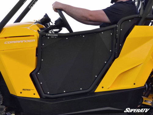 SuperATV Aluminum Half Doors - 2011-20 Can-Am Commander