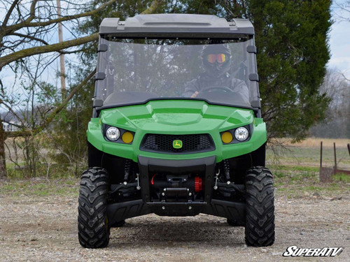 SuperATV Hard Coated Full Front Windshield - John Deere Gator XUV 550 560 590