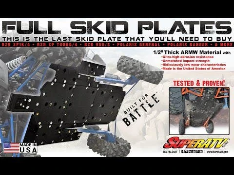 SuperATV UHMW Full Skid Plate - Kawasaki Teryx KRX 1000 - view 2