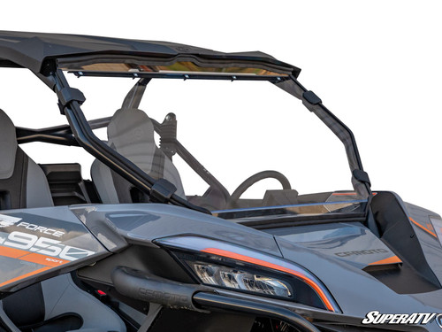 SuperATV Hard Coated Full Front Windshield - CFMOTO ZForce 950