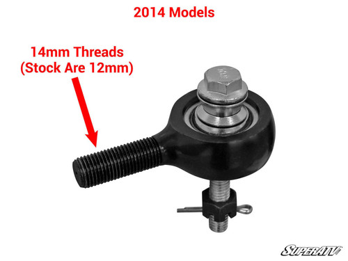 Polaris RZR XP 1000 Z-Bend Tie Rod Kit - Replacement for SuperATV Lift Kits - view 2