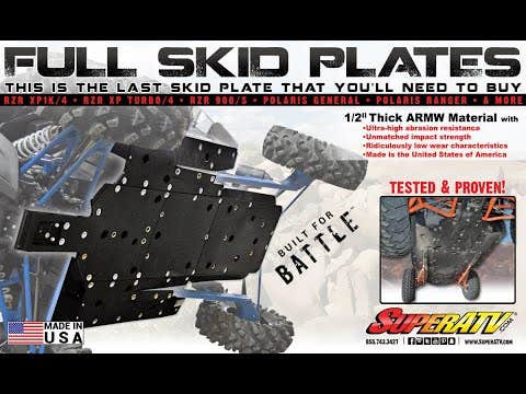 SuperATV UHMW Full Skid Plate - Honda Talon 1000X-4