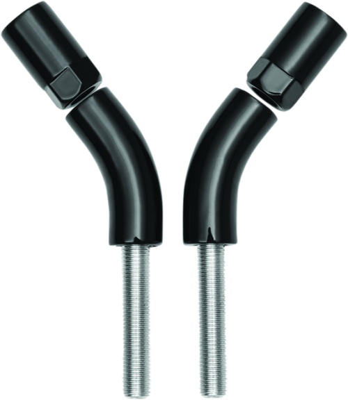 Kuryakyn Mirror Stem 3in Outward Extenders Black - 1216