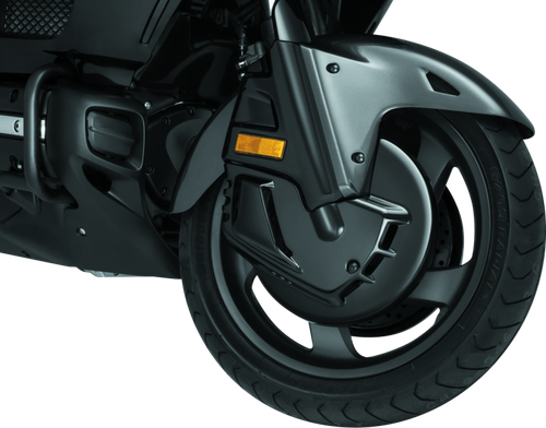 Kuryakyn Brake Rotor Cover Honda 01-17 GL1800 Gloss Black - 7460 - view 2