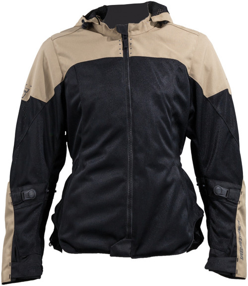 Speed and Strength Womens Starstruck Mesh Jacket - Trench Tan & Black - view 2