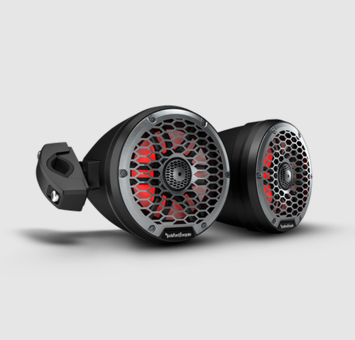 Rockford Fosgate M2 6.5in. Color Optix Moto-Can Speakers (Pair) - M2WL-65MB