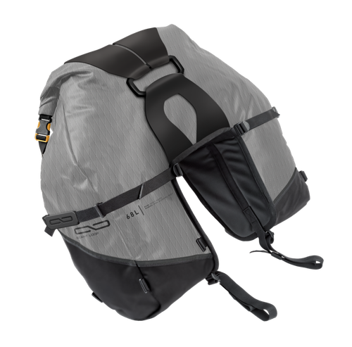 Giant Loop Great Basin Saddlebag 68L - Gray - GBSB25-G