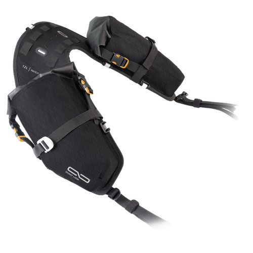 Giant Loop MoJavi Saddlebag 12L - Black - MSB25-RT-B
