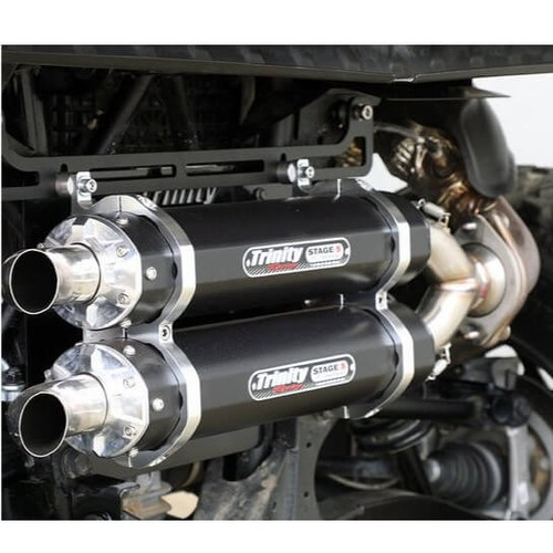 Trinity Stage 5 Dual Slip On Exhaust System - Polaris Xpedition - view 2