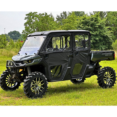 Seizmik 16-24 Can-Am HD10 Defender Max Rear Framed Soft Door Kit - 52-06032KIT