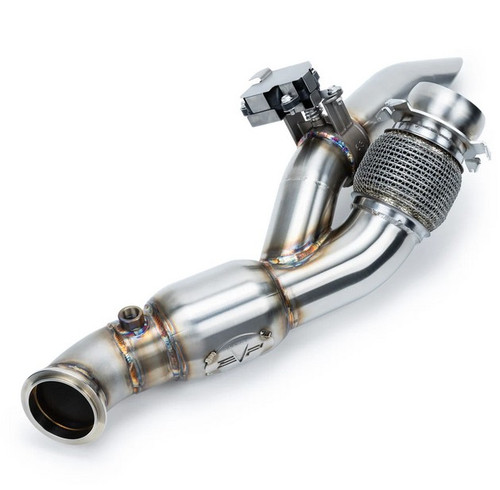 EVP Shocker Electric Side-Dump Down Pipe with Bullet Muffler - Can-Am Maverick R