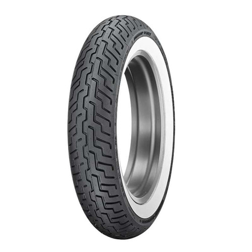 Dunlop D402 Front Tire - MT90B16 M/C 72H TL - Wide Whitewall - 45006380