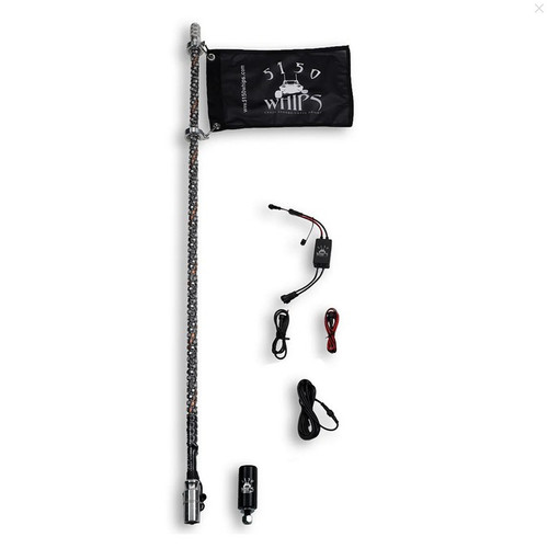 5150 Platinum 187 LED Whip - Single