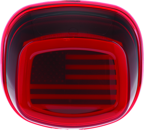 Kuryakyn Freedom Taillight Red Lens Without License Light - 2925