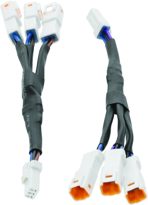 Kuryakyn 3-Pin Y-Connectors For Tracer Lights (Pair) - 2929
