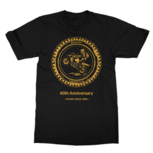 Continental TKC80 40th Anniversary T-Shirts - Large - CON2WH-CO-APP-TKC80-SINGLE-L