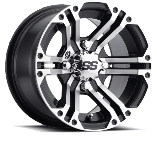 ITP SS 212 14x8 / 4x110 BP / 3+5 Offset Machined Wheel - 1428373404B