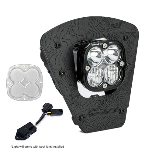 Baja Designs 24-25 GasGas ES/EC-F/EC Squadron Pro (D/C) LED Headlight Kit w/ Dimmer - Clear - 497141