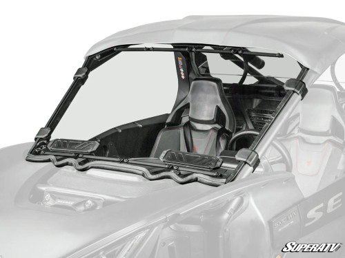 SuperATV Vented Front Windshield - Segway Villain