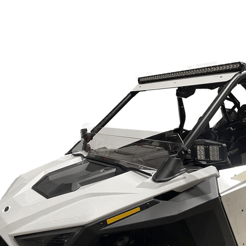 UTVZILLA Clear Hard Coated Half Front Windshield - 2020-24 Polaris RZR Pro XP Turbo R Pro R - view 2