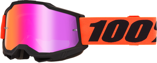 100-PERCENT ACCURI 2 GOGGLE FERRAN MIRROR DRK RED LNS