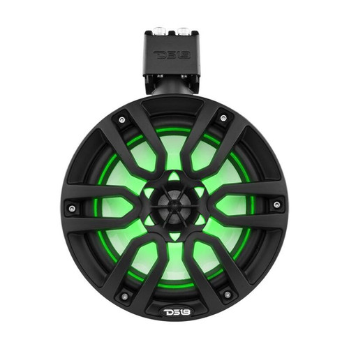 DS18 Marine And Powersports Towers 8in 125 Watts RMS RGB LED Lights Red - view 2