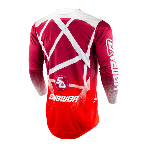 Answer 26 LE Elite Chaos Artifacts Jersey - Dark Red Red & White