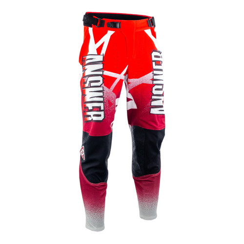 Answer 26 LE Elite Chaos Artifacts Pants 50 Years - Dark Red Red & White - view 2