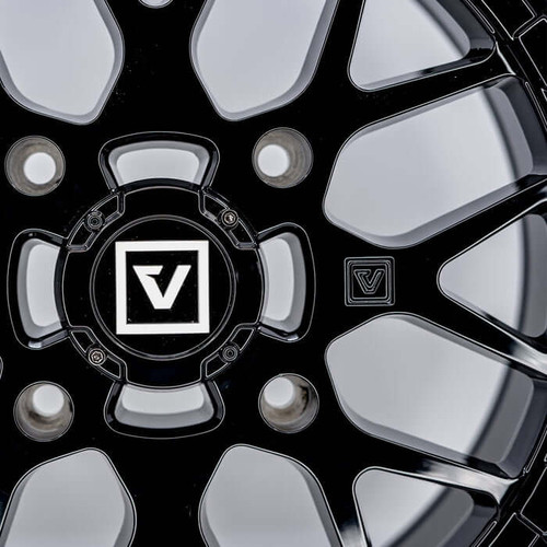 Valor V03 Gloss Black Wheel - 14x7 - view 2